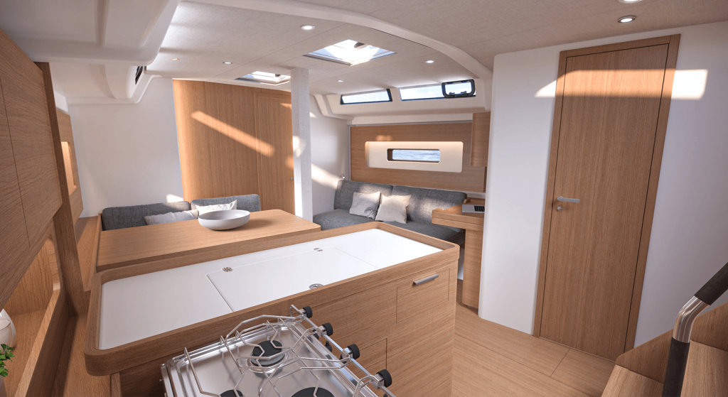 benneteau first 44 interior 1