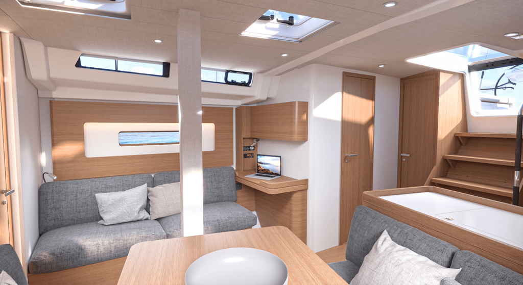 benneteau first 44 interior 2