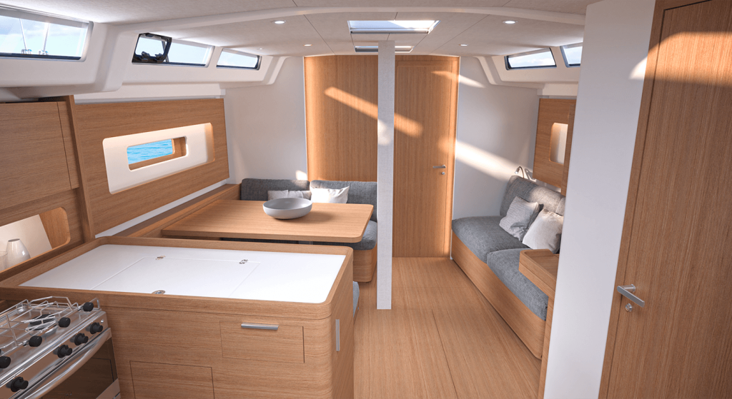 benneteau first 44 interior