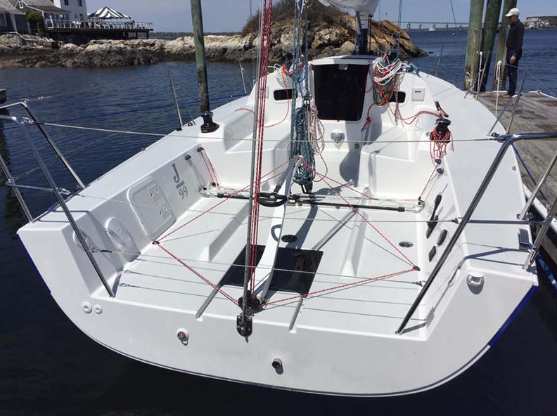 j99 sailboat cockpit