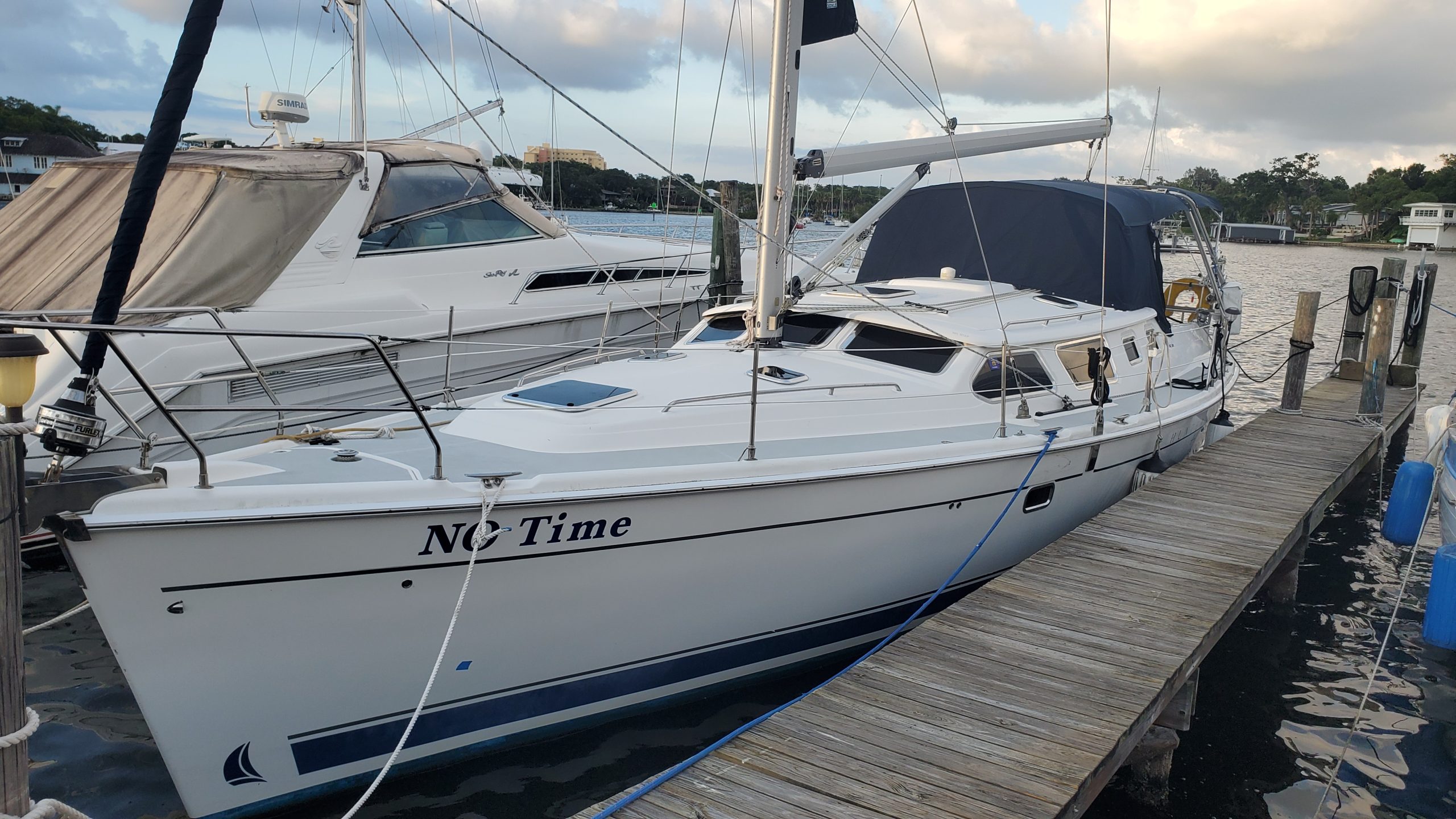 hunter 44 sailboat review