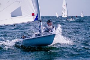 ilca laser sailboat