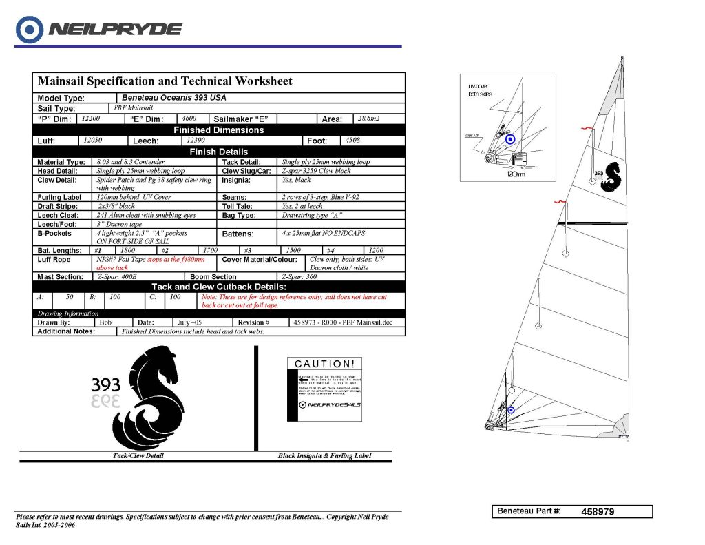 Neil-Pryde-Furling-Mainsail-specs-Beneteau-393