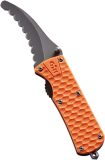 GILL Personal Rescue Knife Folding Titanium Coated Serrated Blade